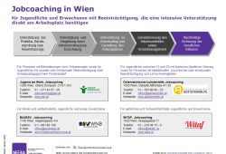 Übersicht Jobcoaching Wien (PDF)